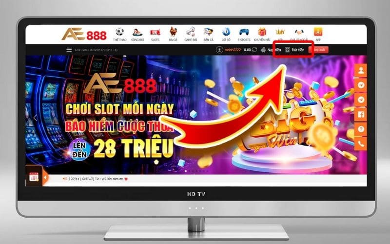 Hướng Dẫn Rút Tiền AE888 Về Ngân Hàng Chỉ Trong 1 Phút