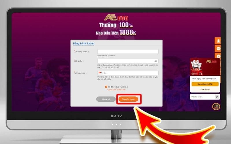 Đăng Ký AE888 - Hướng Dẫn Các Bước Tạo Tài Khoản Chơi Đăng Ký AE888 - Hướng Dẫn Các Bước Tạo Tài Khoản Chơi